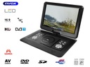 Портативный 16-дюймовый HD DVD-плеер с ТВ-тюнером DVBT2 HEVC 12 В 230 В