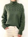 Dámsky sveter s rolákom a dlhým rukávom,XL Dominujúci materiál polyester