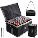 МАРКЕРЫ ДВУХСТОРОННИЕ, МАСЛЯНАЯ РУЧКА 168 ШТ. + СУМКА