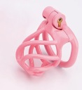 Легкая розовая поясная клетка целомудрия для пениса Chastity Cage