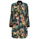 АМИСУ - накидка из шифона с цветами-38