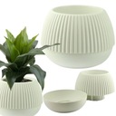 КРУГЛЫЙ ЦВЕТ В ГОРШКЕ, ЗАГРУГЛЕННЫЙ, СТИЛЬ БОХО