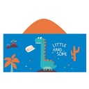 Детское банное полотенце с принтом фламинго и капюшоном из микрофибры, охлаждающее