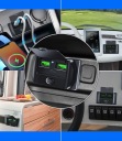 2 ХВІРТКА ЗАРЯДНИЙ ПРИСТРІЙ АВТОМОБІЛЬНА 2XUSB 15W ЧОРНА  (17770036617) фото min 8