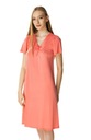 Krásna dámska nočná košeľa Consuela : Farba - Koralová, Veľkosť - 46 Značka MEWA lingerie