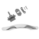 1SET EASY INSTALL SILVER RV КРІПЛЕННЯ ЗАМКА SZAFKI DO ДВЕРІ КЕМПЕР  (18485601533) фото min 5