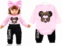 КОМПЛЕКТ БОДИ БРЮКИ Минни Маус ИМЯ год 86