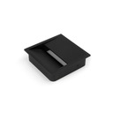 Кабельный ввод квадратный 85x85 EMUCA - черный