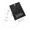 ЭТИКЕТКИ, ВЕШАЛКИ ДЛЯ ОДЕЖДЫ, отверстие, 100 шт.