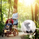 3 ШТ. ЕЛАСТИЧНА МОСКІТНА СІТКА ДЛЯ ВІЗОЧКА, МІЦНА ТА ПОВІТРОПРОНИКНА купити з Польщі