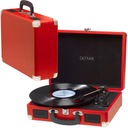 ДЕНВЕР РЕТРО MP3 USB ЗАПИСЫВАЕМЫЙ ВИНИЛОВЫЙ КРАСНЫЙ