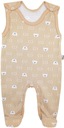 ŚPIOCHY NIEMOWLĘCE ŚPIOSZKI BAWEŁNIANE ROZPINANE r.56 BEIGE BABY BEAR /50/