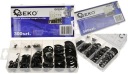 GEKO G02914 Кольца Сегера набор E-CLIP повышенной прочности 300 шт. надежные
