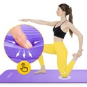 CVIČEBNÁ PODLOŽKA NA JOGU GYMNASTICKÁ FITNESS KARIMATKA HRUBÁ 1,5 CM Farba ružová