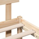 VIDAXL CHÂSSIS ROULEMENTS MARRON 75 X 190 CM LITE BOIS SOSNOWEphoto 8