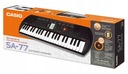 CASIO SA-77 - Keyboard Waga produktu z opakowaniem jednostkowym 1.88 kg