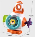 Сенсорная игрушка Монтессори для малышей, подвижная, развивающая 6 в 1