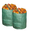 2X САДОВАЯ СУМКА ДЛЯ ЛИСТЬЕВ С РУЧКОЙ