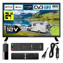 Телевизор для кемпера 12 В 24 дюйма SMART ANDROID TV XIAOMI WiFi BT USB HDMI