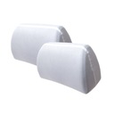 Чехлы на подголовники, белые, 2 шт.