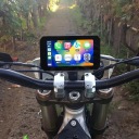 КАМЕРОЮ МОТОЦИКЛЕТНА ПЕРІД ЗАД НАВІГАЦІЯ АДАПТЕР CARPLAY ANDROID АВТО ПОВНИЙ HD  фото 6