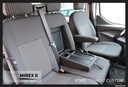 Pokrowce z tkanin Transit Custom Mk1 3-osobowy