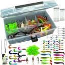 ZESTAW PRZYNĘT na spinning 134szt jaxon +SKRZYNKA