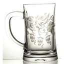 Crystal Julia Krištáľový pohár na pivo gravír chmeľ