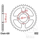 PIGNON ARRIÈRE JT 38Z DIMENSION 420 YAMAHA DT50R photo 2 - milautoparts-fr.ukrlive.com