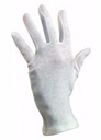 Ochranné pracovné rukavice 100% Bavlna Kevin veľ.6 Kód výrobcu A3002 Rękawice Bawełniane Białe Kat I