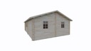 Dom drewniany – USZATKA C 595x941 56 m2 Szerokość produktu 595 cm