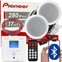 2 ПОТОЛОЧНЫЕ ДИНАМИКИ PIONEER, УСИЛИТЕЛЬ НАВЕРХНЕГО МОНТАЖА