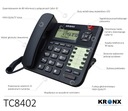 KRONX KR-TC8402 Аналоговый офисный телефон, полная гарантия, гарантия, новый
