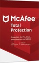 Mcafee Total Protection 2024, 10 ПК, 1 год, Mac, Android, iOS