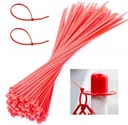 КРАСНЫЕ СВЯЗКИ КАБЕЛЬНЫЕ СВЯЗИ ЗАГЛУШКИ ТРИТКА 2,5х200 мм 100х