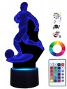 Настольная лампа 3D Football Player, 16 цветов LED PLEXIDO