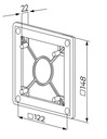 KRATKA WENTYLACYJNA PANEL SZKŁO BIAŁY POŁYSK 180x180mm DEKORACYJNA VENTIKA Rodzaj Wentylacyjne