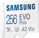 SAMSUNG KARTA PAMIĘCI MICRO SD XC EVO+ U3 256GB 4K 160Mb/s