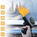 ВЕНТИЛЯТОР АВТО 12V ПЕРЕНОСНИЙ ПІДІГРІВАЧ АВТО NA СТІКЛА 200W  (18016096869) фото min 10