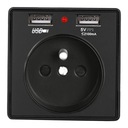 EU Wall Plug -In Plug -In Plugck -In Socket FR