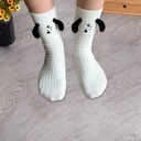 Ponožky s párom bábiky Kreslené dekoratívne nové ponožky Hlavná tkanina iný