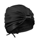 Шелковый тюрбан, 100% шелк - черный