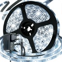 СВЕТОДИОДНАЯ ЛЕНТА 300 ХОЛОДНО-БЕЛАЯ ЛЕНТА 5М ВОДОНЕПРОНИЦАЕМАЯ + БЛОК ПИТАНИЯ 230В SMD МОЩНОСТЬ 19ВТ