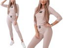 КОМПЛЕКТ ЛЕГИНСЫ + БЛУЗКА «ЛАСТОЧКИ» СПОРТИВНЫЙ КОСТЮМ ДЛЯ ФИТНЕСА PIMKO RIBBED L