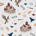Komplet velvet kocyk+poduszka uszatka Harry Potter Marka Migotka