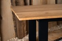Дубовая кухонная столешница, стол из массива дерева, скамейка, 240 x 100 x 4 см, дуб