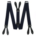 Мужские подтяжки на пуговицах, размер M/L, ТЕМНО-СИНИЙ