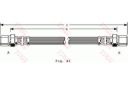 FIL DE FREIN FLEXIBLE FORD FIESTA 76-89 ARRIÈREphoto 9