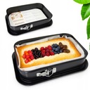 Форма для торта, ПРЯМОУГОЛЬНАЯ ПЛИТКА ДЛЯ ТОРТА, 35x24 мм С ПОДНОСЕМ