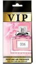VIP SCENT АРОМАТ ПАРФЮМИРОВАННЫЙ АРОМАТ 006
